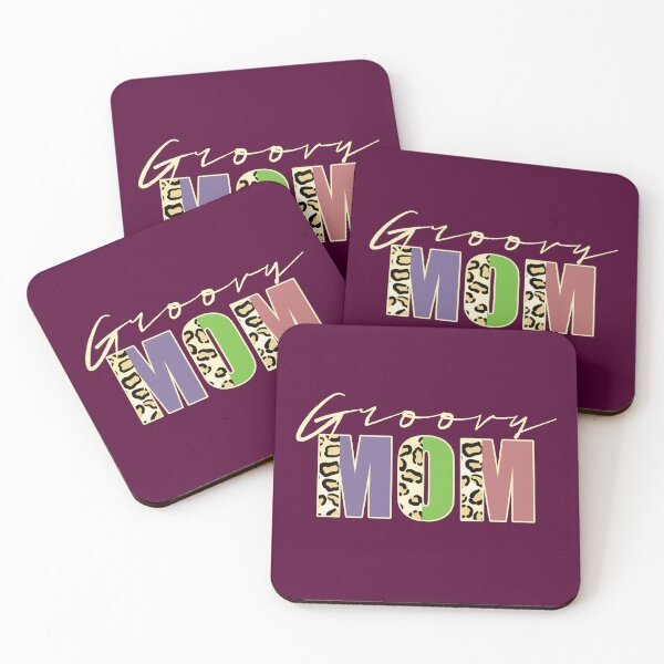 Item preview, Groovy Mom Leopard Print Text Retro Family Quote designed and sold by CRHPOD20.