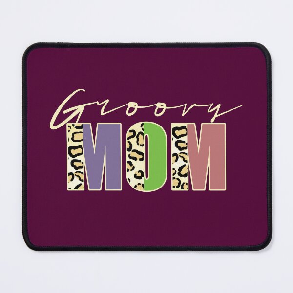 Item preview, Groovy Mom Leopard Print Text Retro Family Quote designed and sold by CRHPOD20.