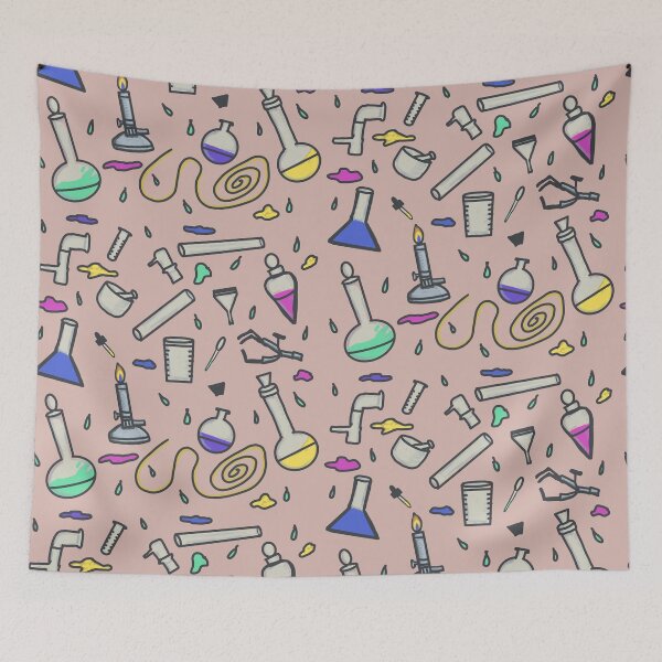 Item preview, In the Lab, Science, Chemistry Set Pattern designed and sold by LouisianaLady.