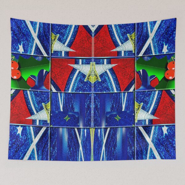Item preview, MAJESTIC SARILMAK PATCHWORK STARRY CHRISTMAS EVE FOR A MAGICAL CHRISTMAS SEASON. designed and sold by Ralek.
