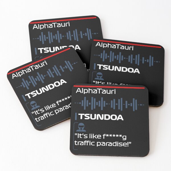 Item preview, Yuki Tsunoda's Traffic Paradise - F1 Team Radio Quote designed and sold by StickItOnPole.