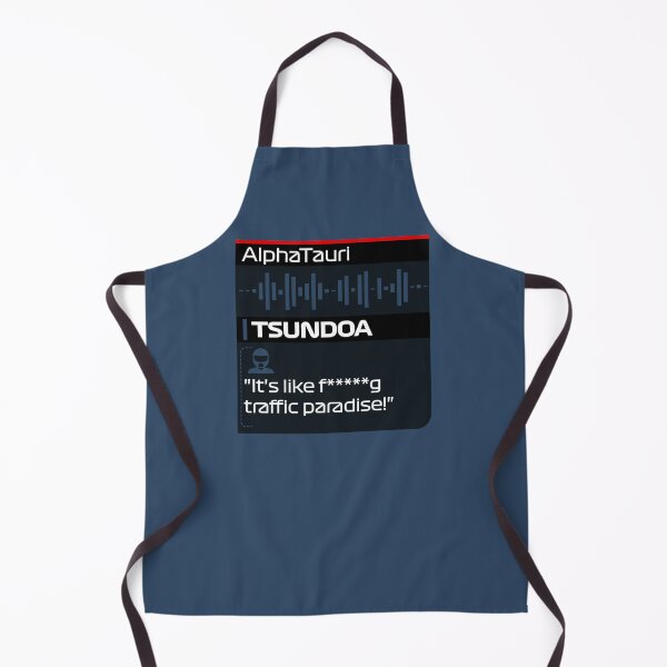 Item preview, Yuki Tsunoda's Traffic Paradise - F1 Team Radio Quote designed and sold by StickItOnPole.