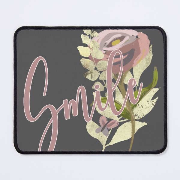 Item preview, Shabby chic abstract hand drawn wild rose gold SMILE - Caroline Laursen Original designed and sold by Caroline Laursen.