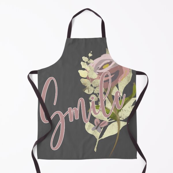Item preview, Shabby chic abstract hand drawn wild rose gold SMILE - Caroline Laursen Original designed and sold by Caroline Laursen.