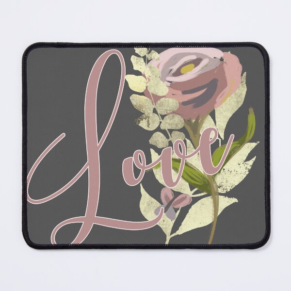 Item preview, Shabby chic abstract hand drawn wild rose gold LOVE - Caroline Laursen Original designed and sold by Caroline Laursen.