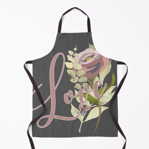 Item preview, Shabby chic abstract hand drawn wild rose gold LOVE - Caroline Laursen Original designed and sold by Caroline Laursen.
