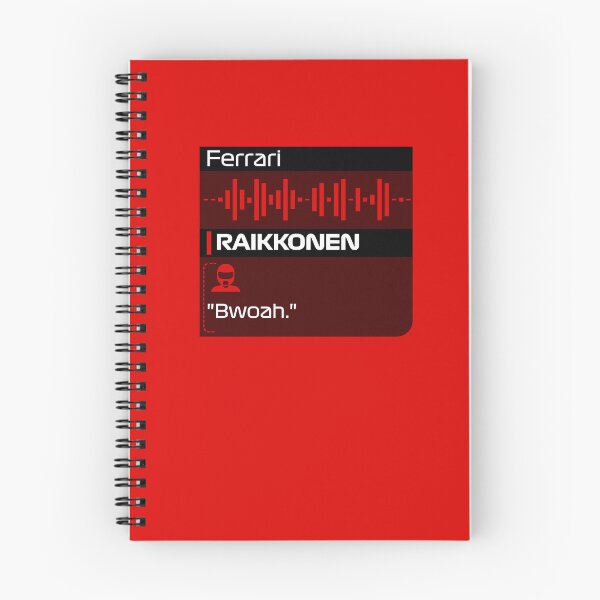 Item preview, Kimi Raikkonen Bwoah - F1 Team Radio Quote designed and sold by StickItOnPole.