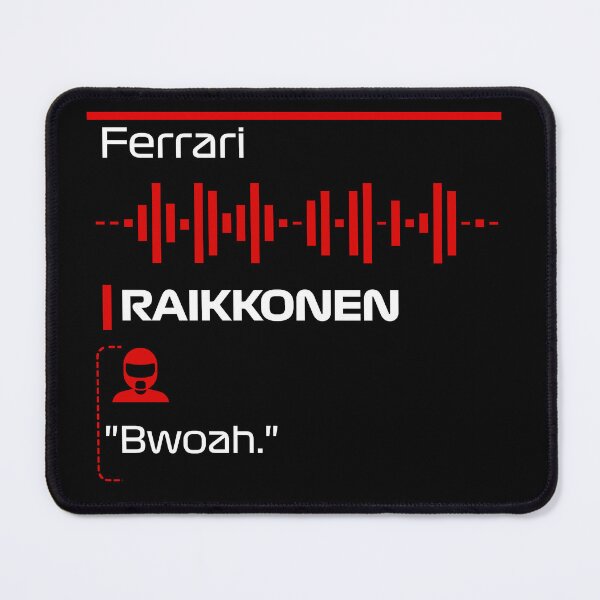 Item preview, Kimi Raikkonen Bwoah - F1 Team Radio Quote designed and sold by StickItOnPole.