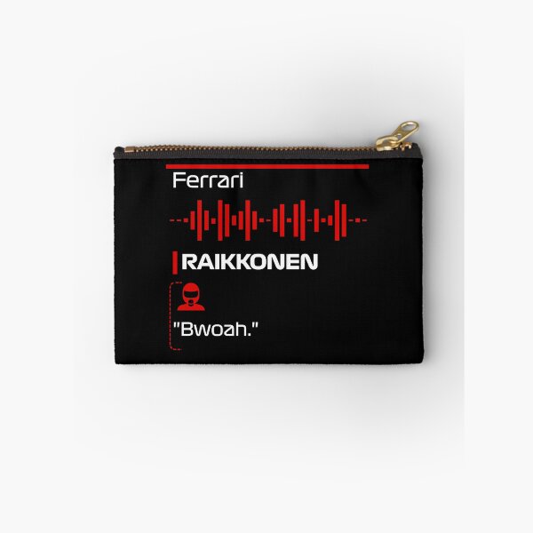Item preview, Kimi Raikkonen Bwoah - F1 Team Radio Quote designed and sold by StickItOnPole.