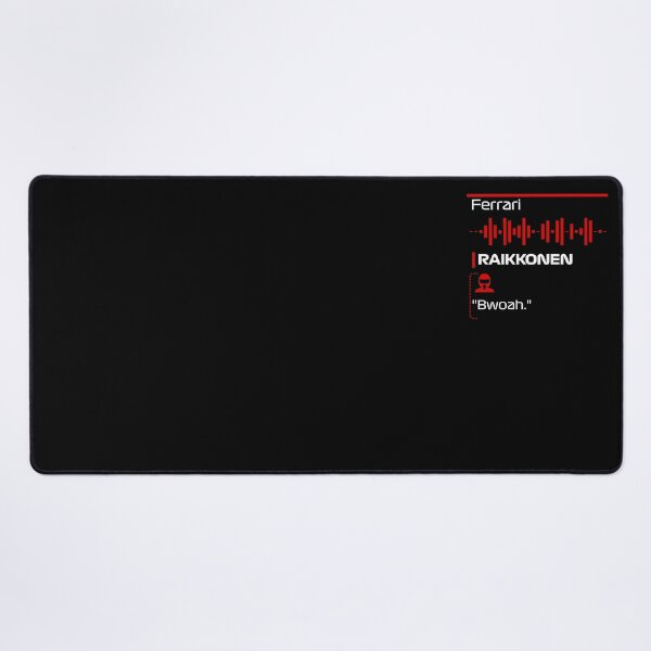 Item preview, Kimi Raikkonen Bwoah - F1 Team Radio Quote designed and sold by StickItOnPole.