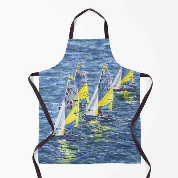 Item preview, Four RS Fevas: Sailing Dinghies Racing at Trearddur Bay designed and sold by LymphomaLass.