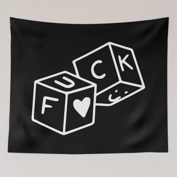 Item preview, Funny Fck Dice Drawing Art designed and sold by Time-is-Money.