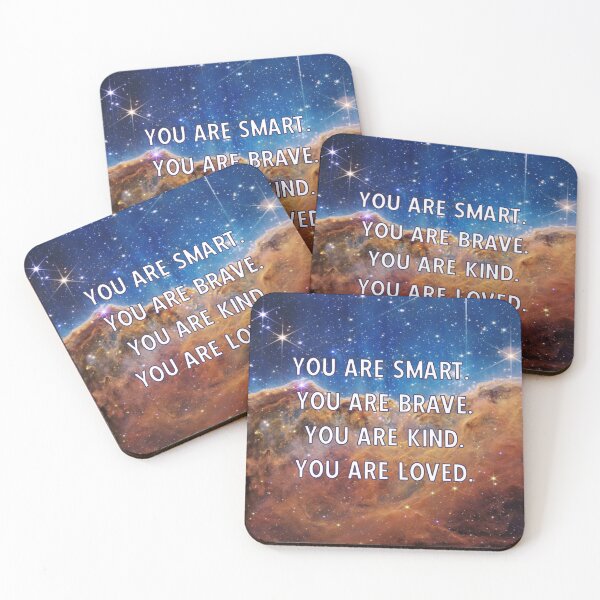 Item preview, Kids' Affirmation Sticker | You are Loved Sticker | You are Smart Sticker | Kids Space Affirmation Sticker designed and sold by CtrlZDigitalD.