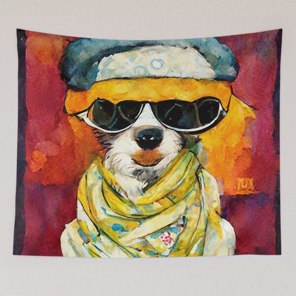 Item preview, Funny dog sketch  designed and sold by PhotoCreationXP.