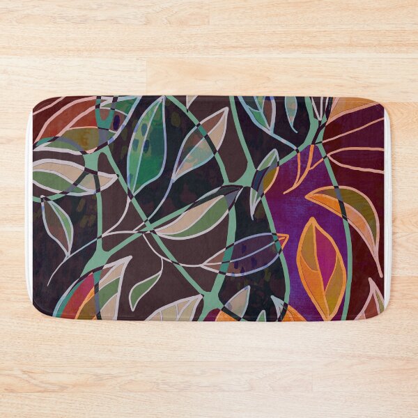 Item preview, Wild Garden Abstract Leaf Pattern Design designed and sold by NancyMerkle.