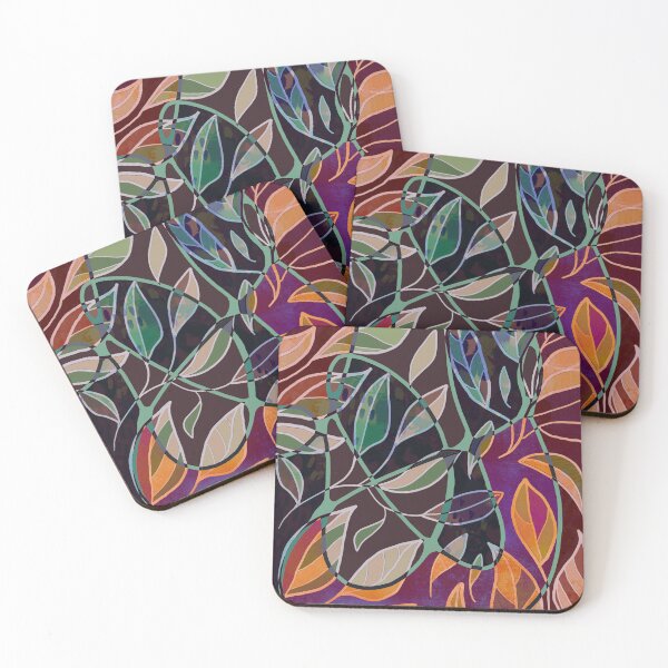 Item preview, Wild Garden Abstract Leaf Pattern Design designed and sold by NancyMerkle.