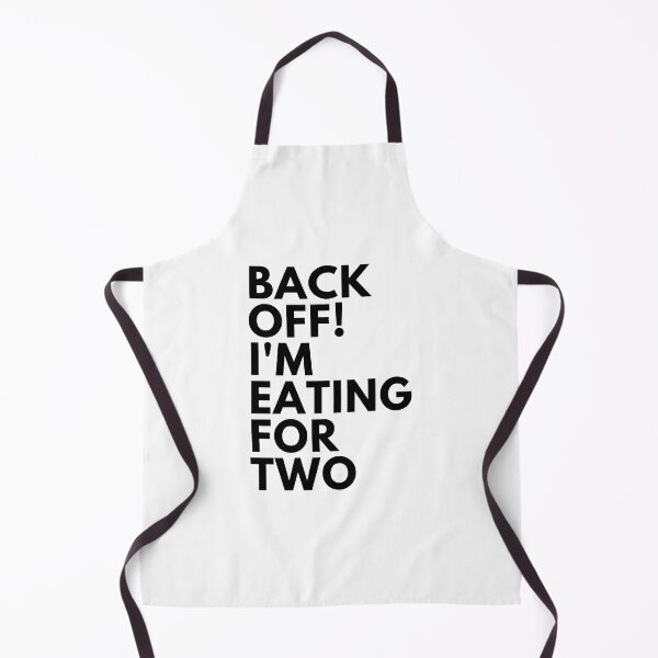 Item preview, Funny Pregnancy Saying. Back Off! I'm Eating For Two designed and sold by That Cheeky Tee.