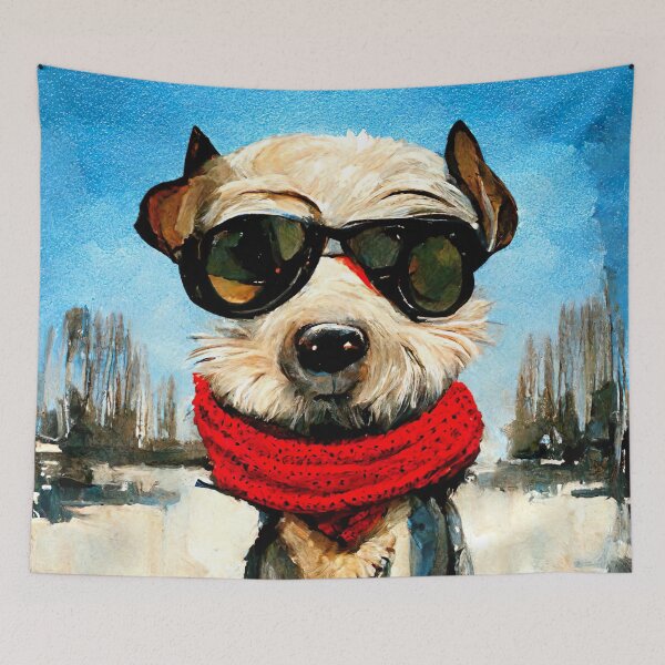 Item preview, Funny dog sketch  designed and sold by PhotoCreationXP.