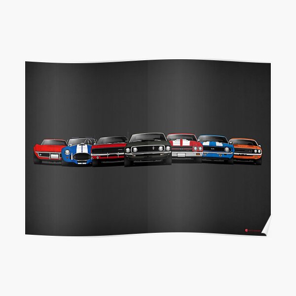 American Cars Poster