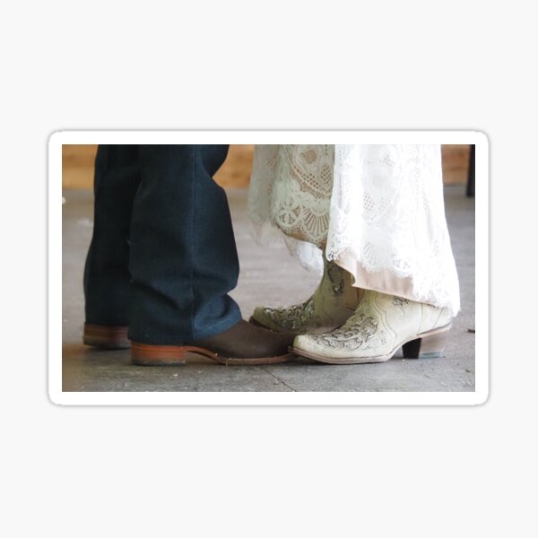 Item preview, Country cowboy bride and groom designed and sold by StephSquared.