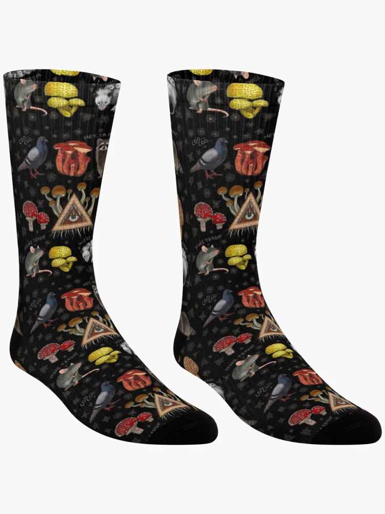 Thumbnail 3 of 5, Socks, Trash Frands designed and sold by Rabbitfool.
