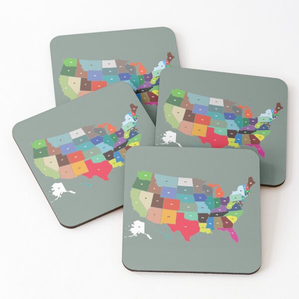 Item preview, The United States of America in colors designed and sold by runstore.