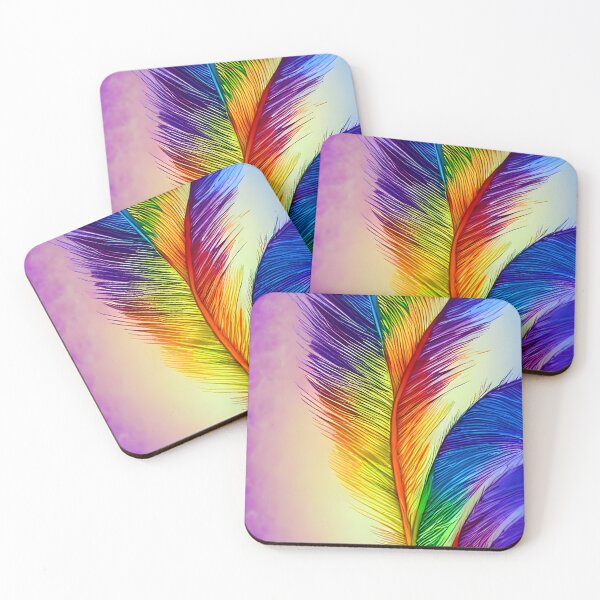 Item preview, Rainbow Feathers designed and sold by NitaBond.
