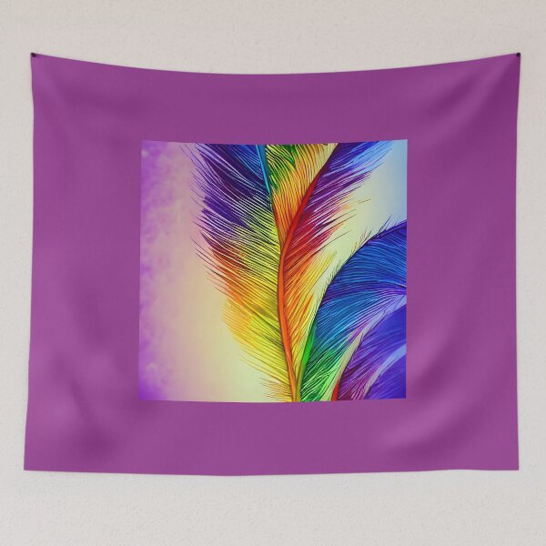 Item preview, Rainbow Feathers designed and sold by NitaBond.