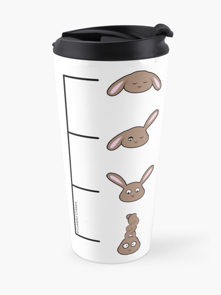 Alternate view of Bunny Coffee Meter Travel Coffee Mug