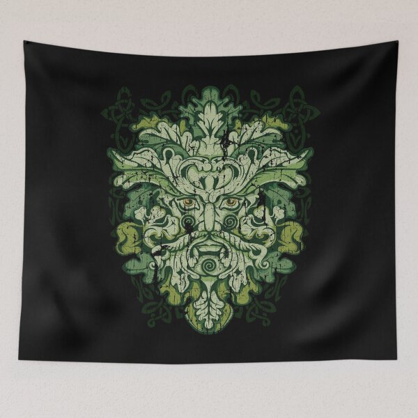 Item preview, Celtic Pagan Green Man Mythology God Irish Scottish Wicca designed and sold by BluePagan.