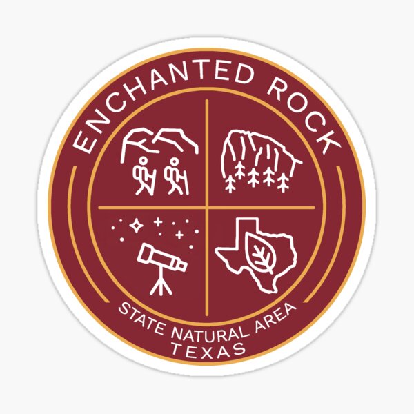 Item preview, Enchanted Rock State Natural Area Texas Heraldic Logo designed and sold by VanyaKar.