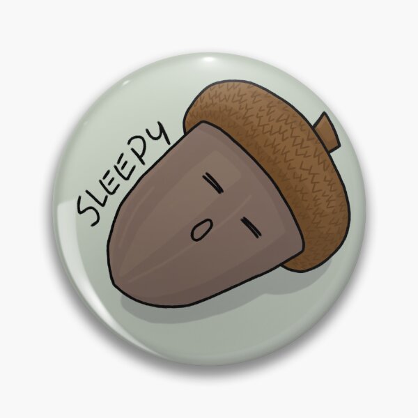 Item preview, Sleepy Acorn  designed and sold by stickerbyginger.