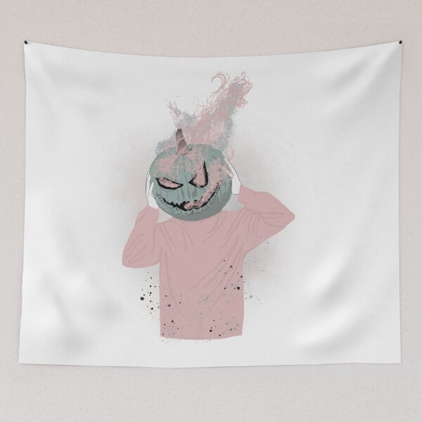 Item preview, pumpkin head designed and sold by melaniab-art.