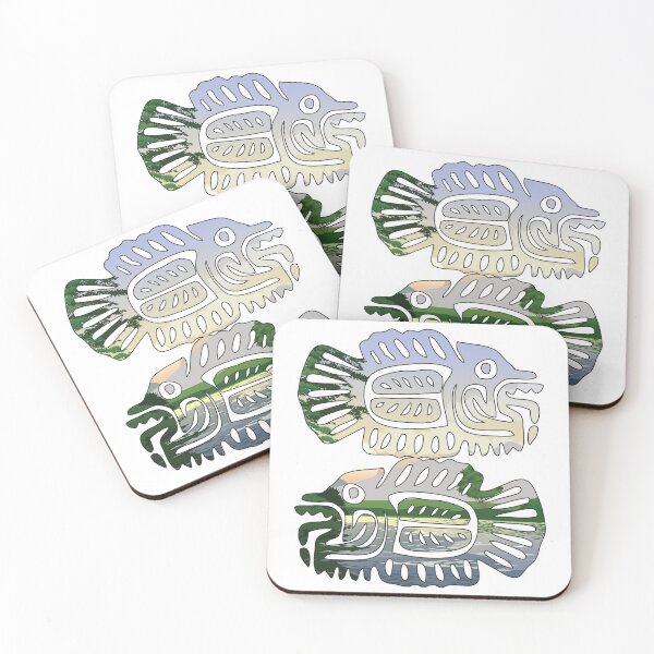Item preview, Aztec Fish designed and sold by damonasplace.