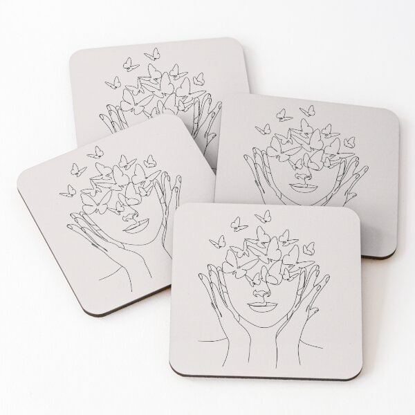 Item preview, Simple Butterfly Woman image  designed and sold by aishaf4rias.