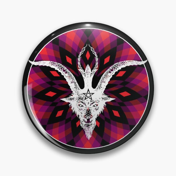 Item preview, white baphomet 5 designed and sold by crileybell.