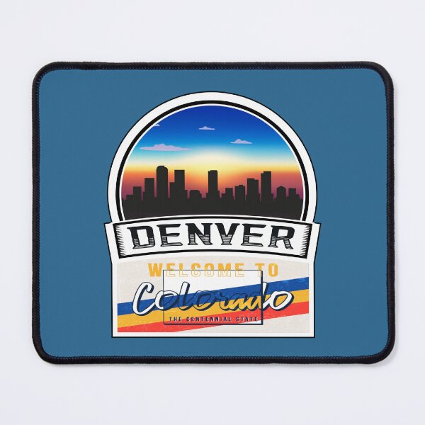 Item preview, Denver, Welcome to Colorado, The Centennial State | Colorado State and Cities Series -1 designed and sold by WorldStateArt.