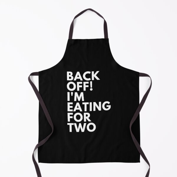 Item preview, Funny Pregnancy Saying. Back Off! I'm Eating For Two designed and sold by That Cheeky Tee.