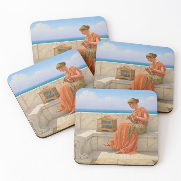 Item preview, Songs Without Words | John William Godward | 1918 Aesthetic Art designed and sold by CJET.