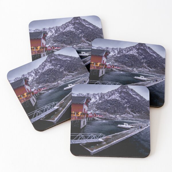 Item preview, Moskenes Docks in Winter designed and sold by nbrandsberg.