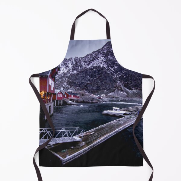Item preview, Moskenes Docks in Winter designed and sold by nbrandsberg.