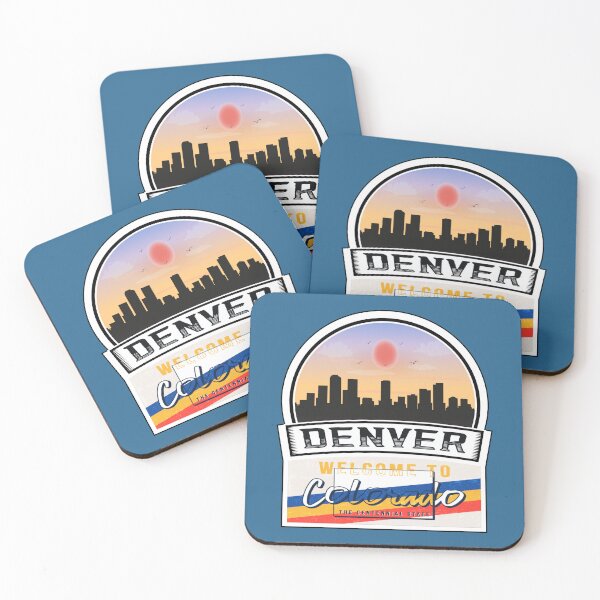 Item preview, Denver, Welcome to Colorado, The Centennial State | Colorado State and Cities Series -2 designed and sold by WorldStateArt.
