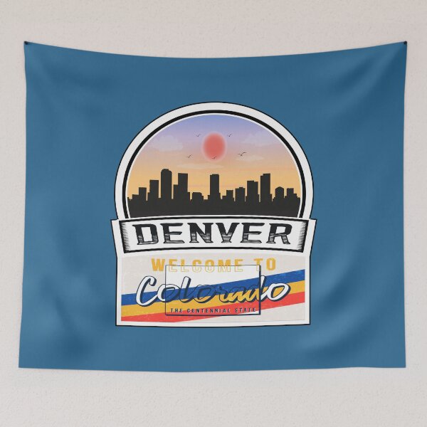 Item preview, Denver, Welcome to Colorado, The Centennial State | Colorado State and Cities Series -2 designed and sold by WorldStateArt.
