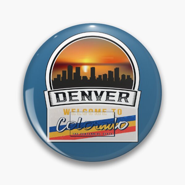 Item preview, Denver, Welcome to Colorado, The Centennial State | Colorado State and Cities Series -3 designed and sold by WorldStateArt.