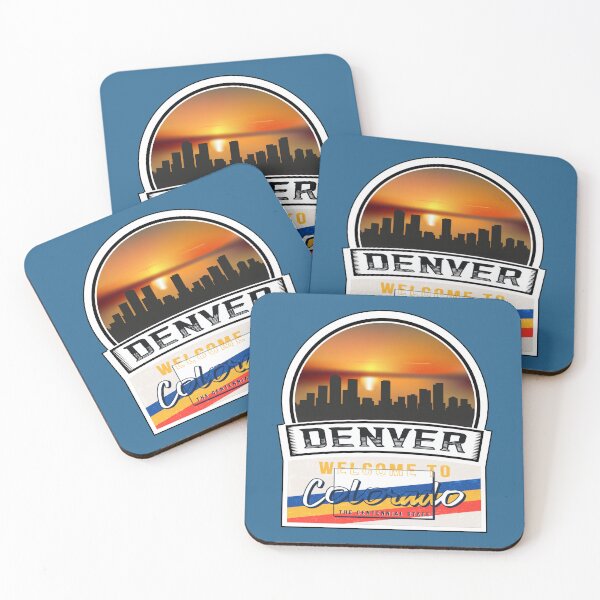 Item preview, Denver, Welcome to Colorado, The Centennial State | Colorado State and Cities Series -3 designed and sold by WorldStateArt.