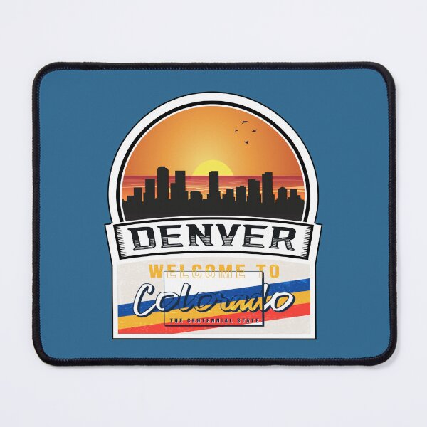 Item preview, Denver, Welcome to Colorado, The Centennial State | Colorado State and Cities Series -4 designed and sold by WorldStateArt.