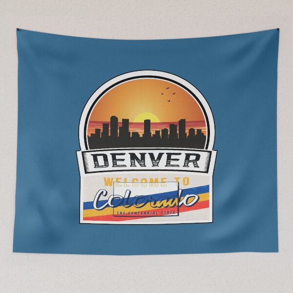 Item preview, Denver, Welcome to Colorado, The Centennial State | Colorado State and Cities Series -4 designed and sold by WorldStateArt.