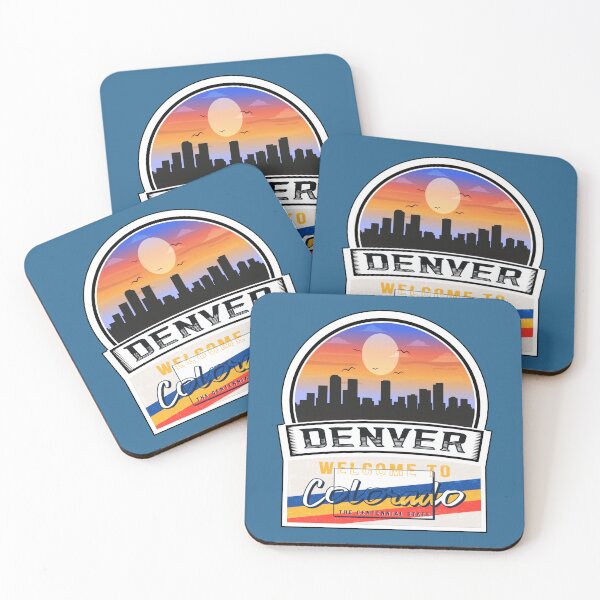 Item preview, Denver, Welcome to Colorado, The Centennial State | Colorado State and Cities Series -5 designed and sold by WorldStateArt.