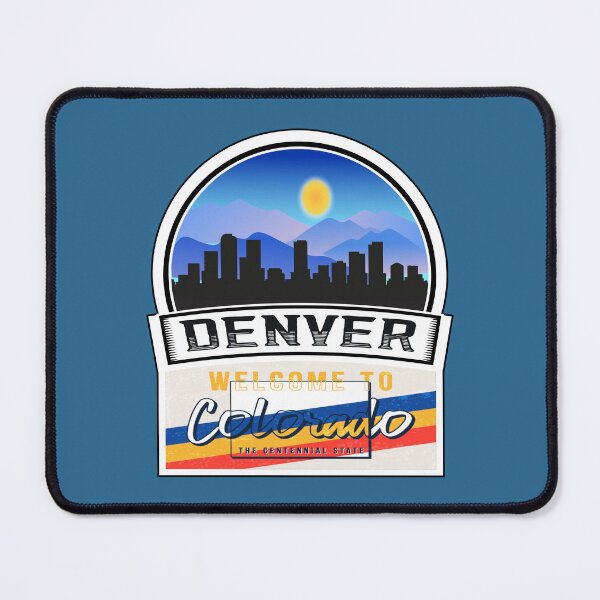 Item preview, Denver, Welcome to Colorado, The Centennial State | Colorado State and Cities Series -7 designed and sold by WorldStateArt.