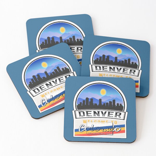 Item preview, Denver, Welcome to Colorado, The Centennial State | Colorado State and Cities Series -7 designed and sold by WorldStateArt.